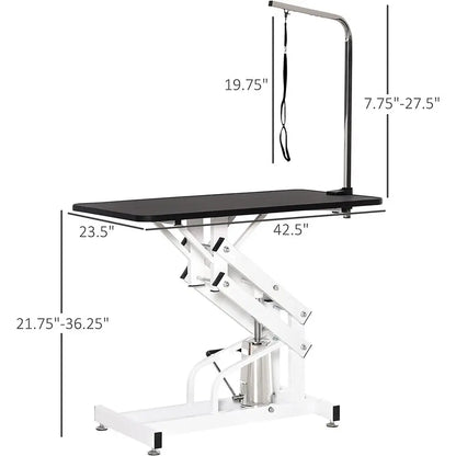 Heavy Duty Hydraulic Adjustable Pet Grooming Table