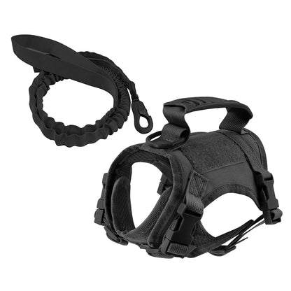Tactical Puppy Harness Leash Set Small Dogs