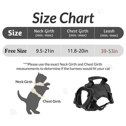 Tactical Puppy Harness Leash Set Small Dogs