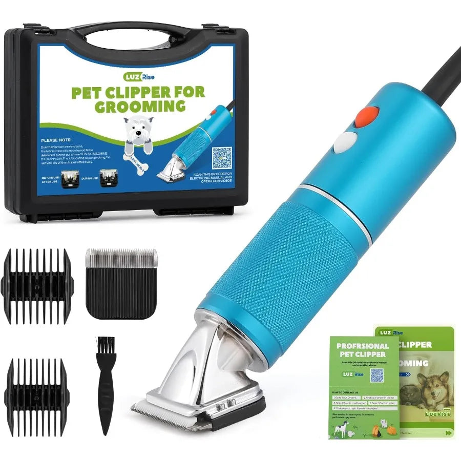 Pet Grooming Clippers 3-Speed Control Low Noise