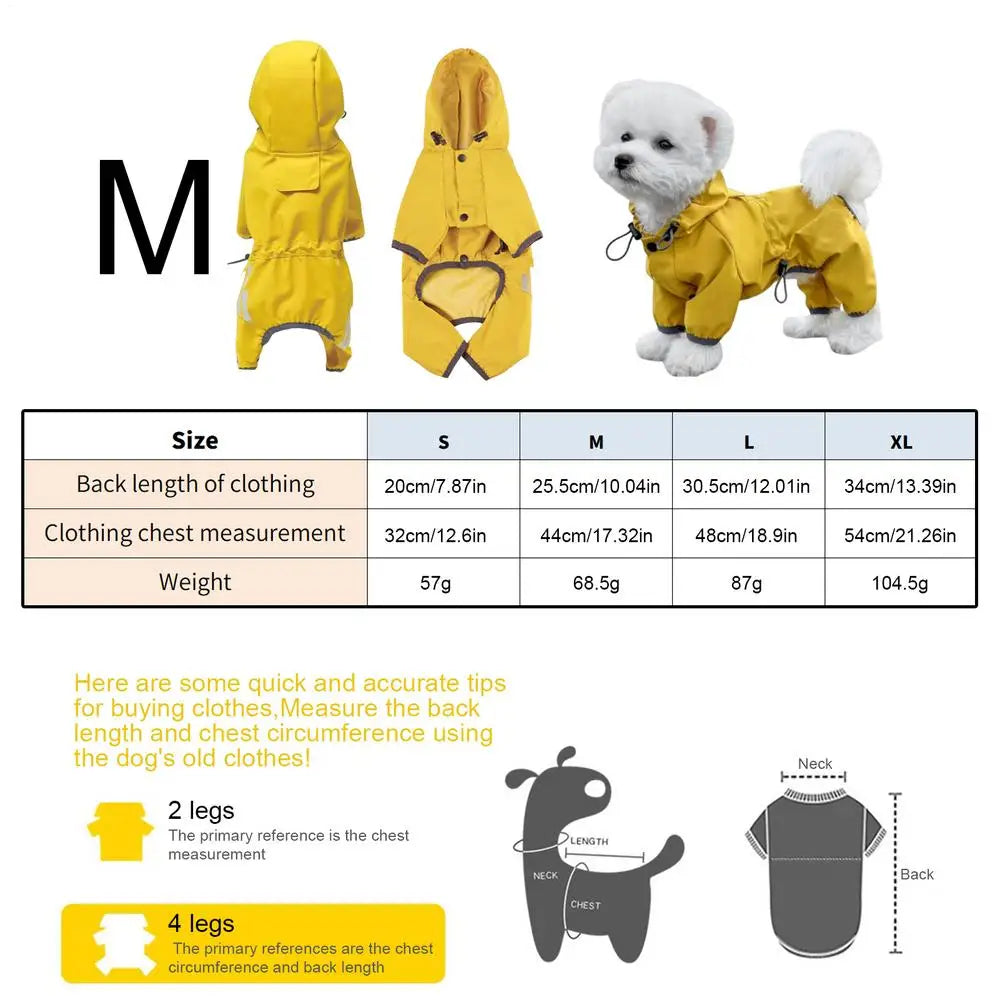 Waterproof High-Visibility Adjustable Lightweight Pet Jacket