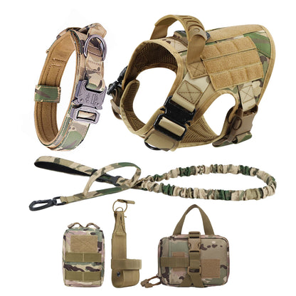 Large & Medium Dog Harness, collar, Leash Set