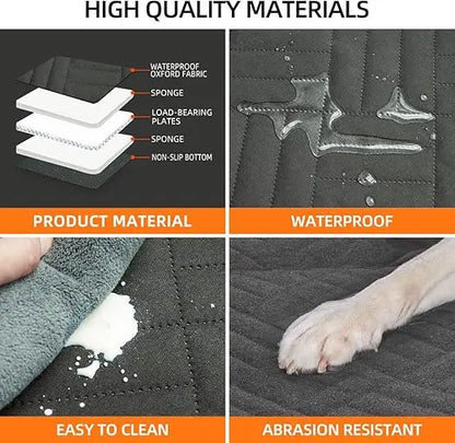 Hard Bottom Back Car Seat Cover Extender for Dogs
