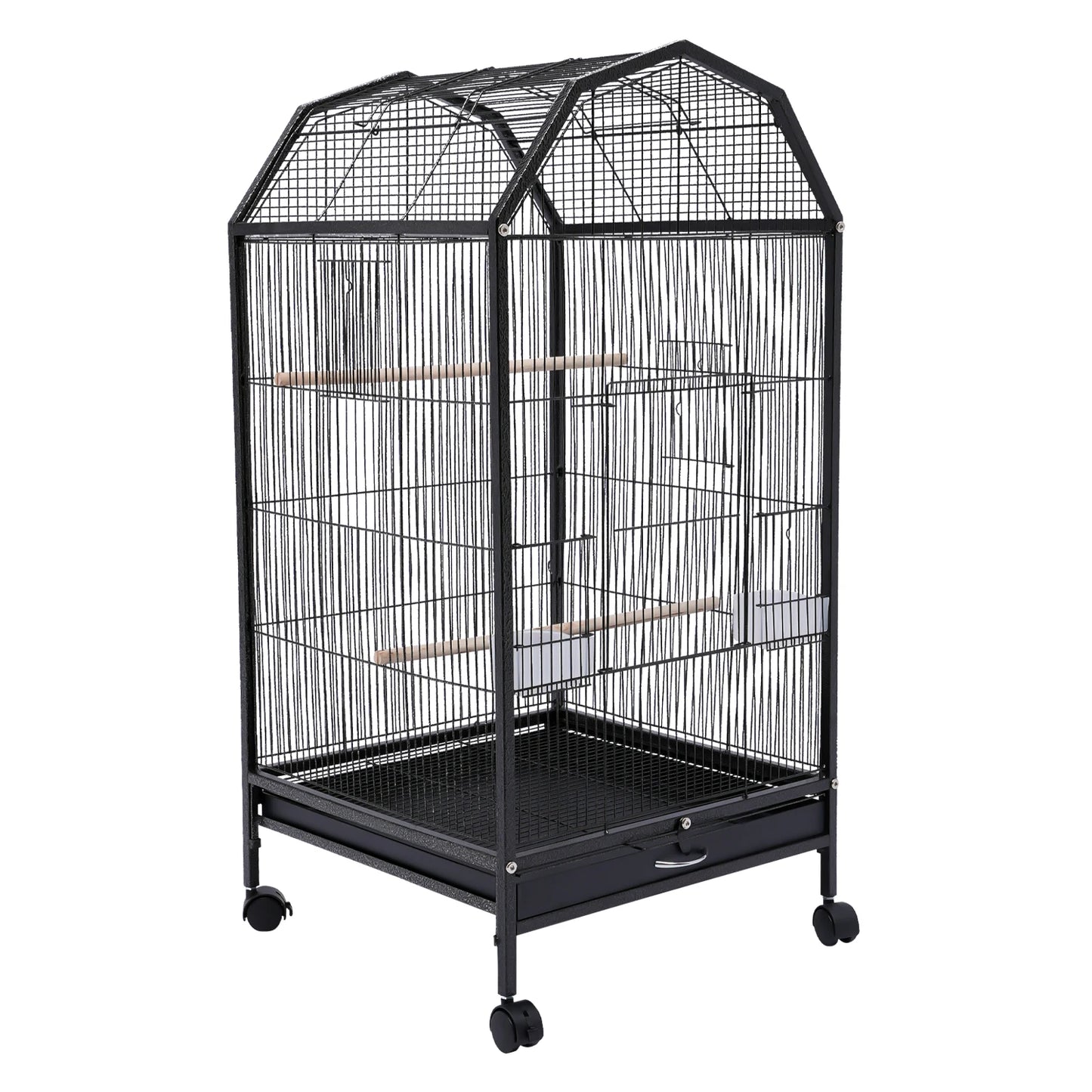 Large Bird Cage Stand on Wheels.