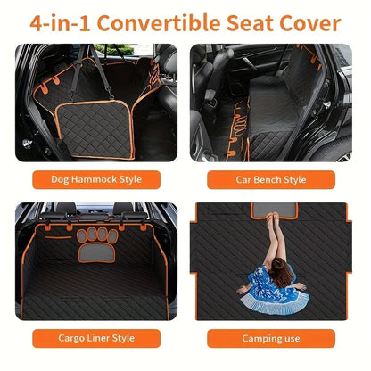 Rear Pet Seat Cover, Hammock Heavy Duty