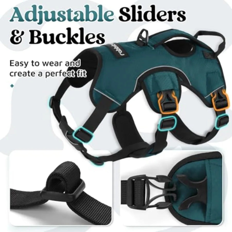 Escape Proof Adjustable Full Body Dog Harness