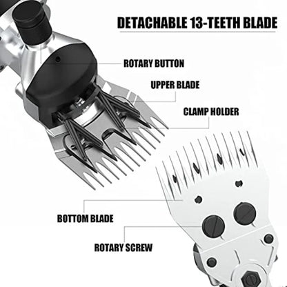 Heavy Duty 550W Professional Electric 6 Speed Sheep Clippers