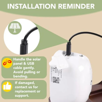 Smart Bird Feeder with Camera Solar Powered