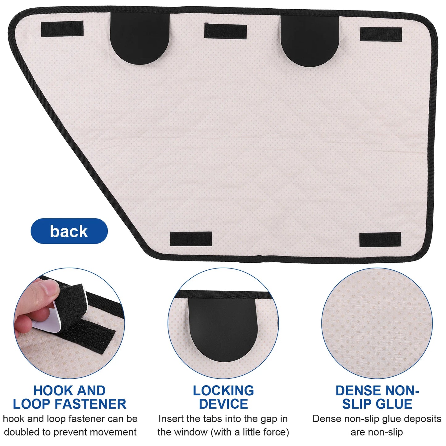 2Pcs Waterproof Anti-Scratch Car Door Interior Cover