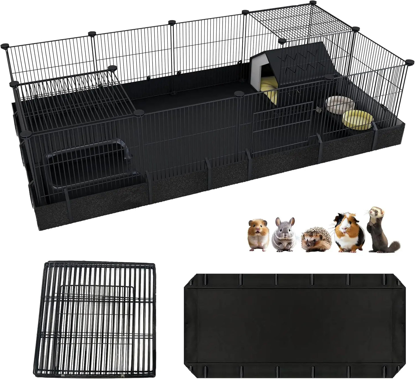Waterproof Indoor, Outdoor Small Animal Cage Playpen