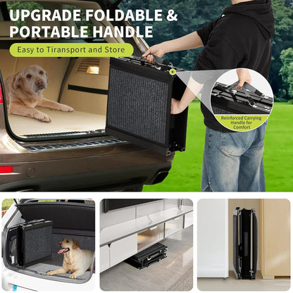 Folding Non-Slip Car Dog Ramp for Large Dogs