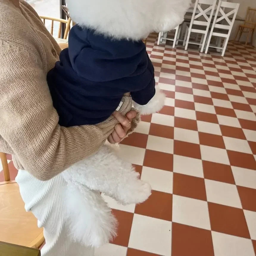 Letter Hoodie Fashion Cotton Dog Clothes / Costume