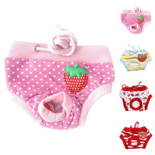 Reusable Dog Diaper with Menstruation Liner Underpants