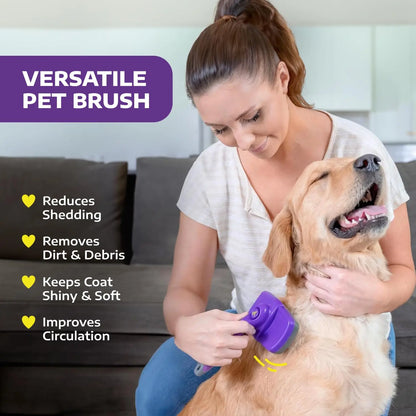 Self-Cleaning Slicker Shedding Brush