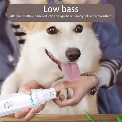 Professional Pet Paw Dog Nail Grinder Rechargeable Trimmer
