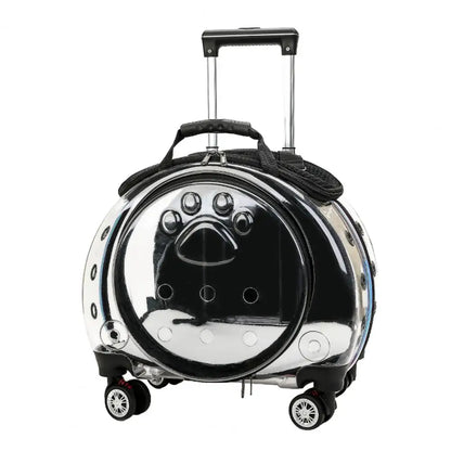 Pet Trolley Case with Ventilation Travel Backpack