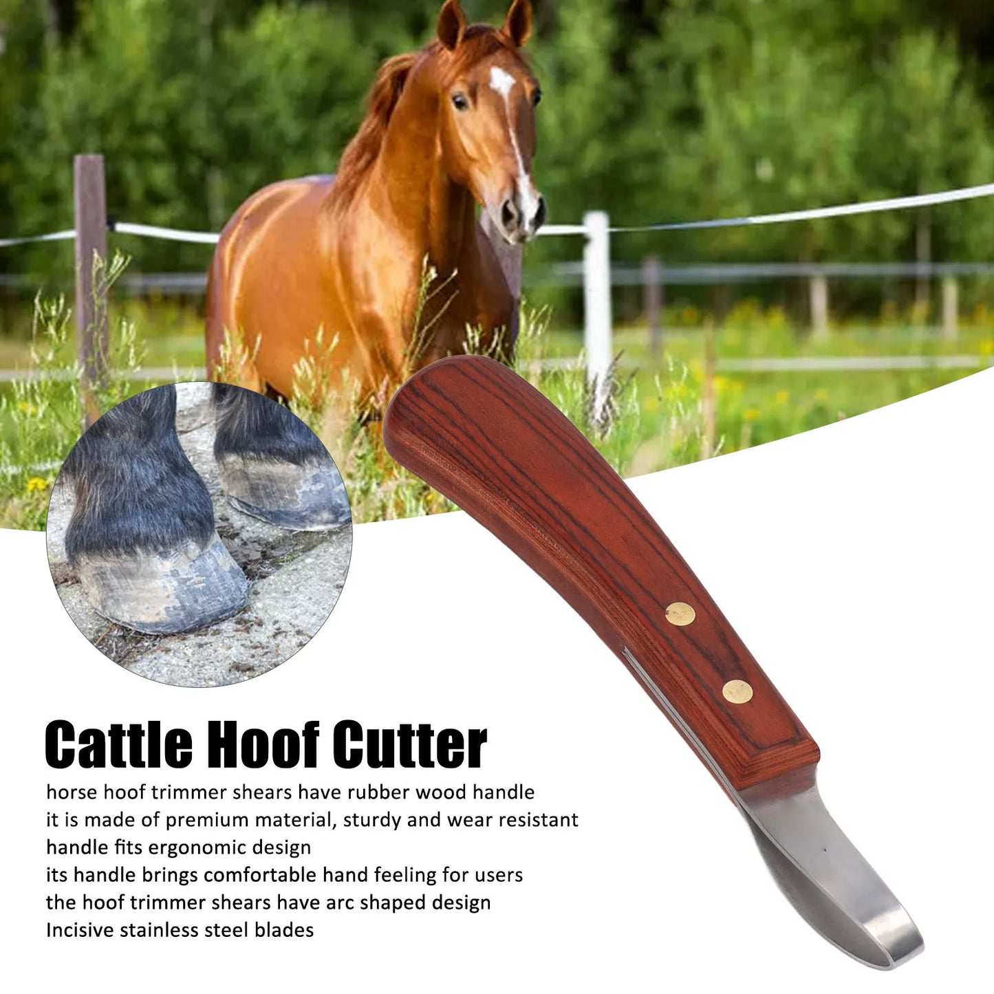 Horse Hoof Multipurpose Stainless Steel Trimmer Shears