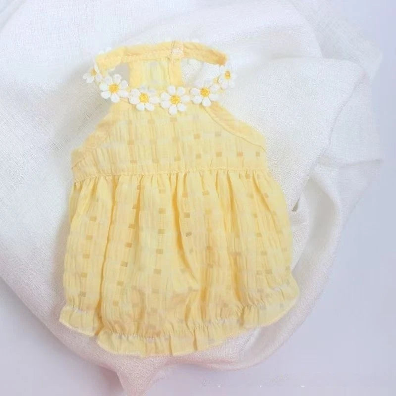Cat Short Summer Strap Skirt Cat Lightweight Breathable