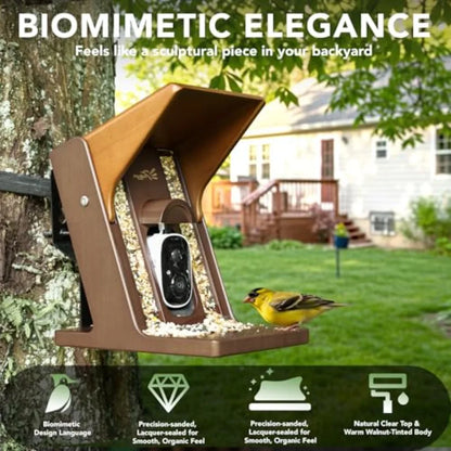 Smart Bird Feeder with Camera Solar Powered