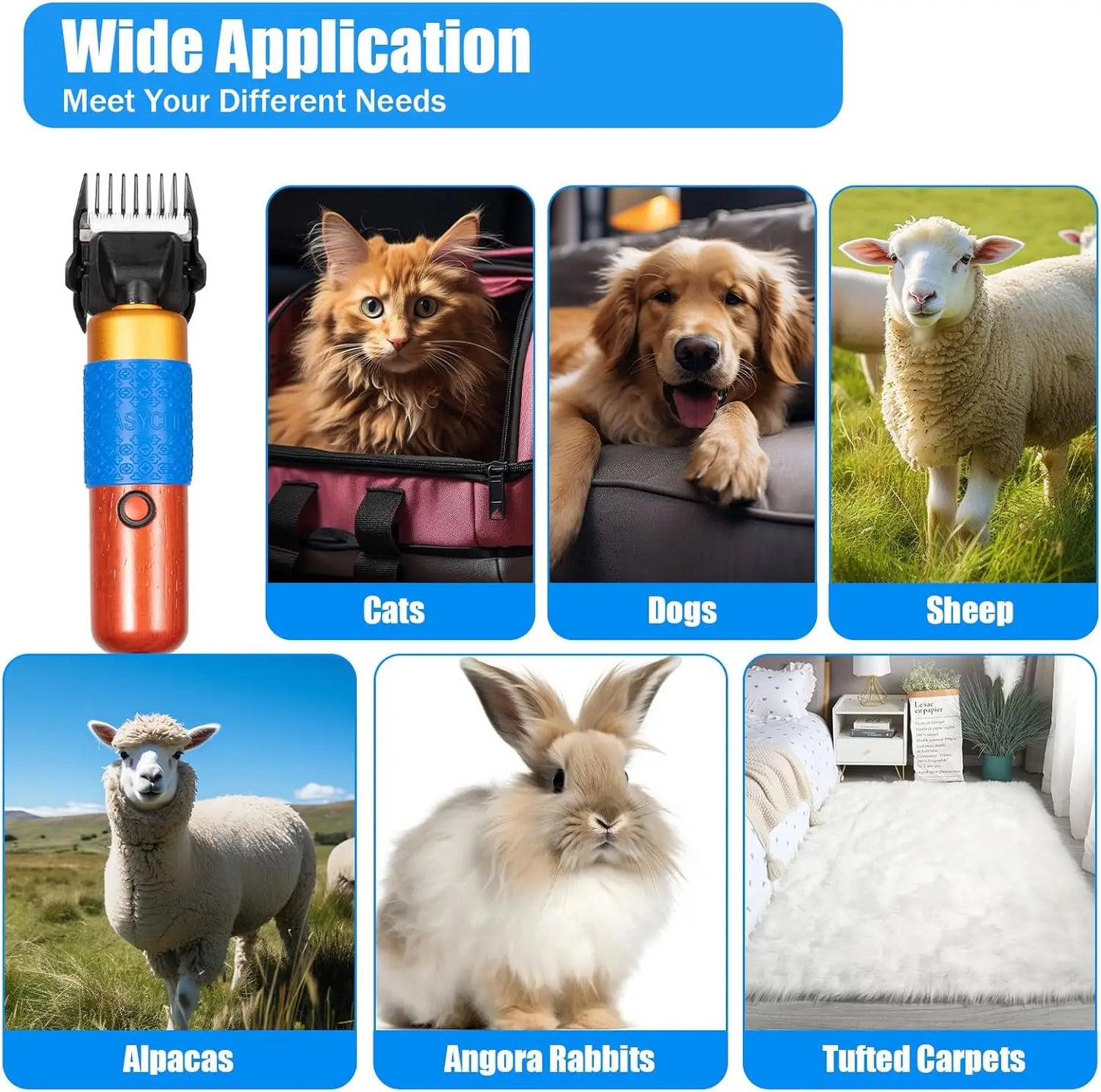 10ft Sheep, Alpaca, Rabbit and Pet Shears