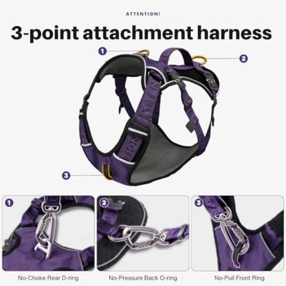 No Pull Heavy Duty Large Dog Tactical Training Harness