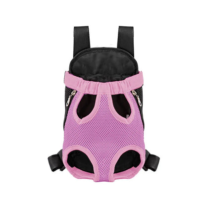 Double Shoulder Breathable Portable Pet Carrier Backpack