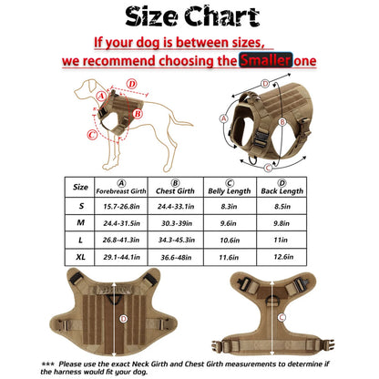 Large & Medium Dog Harness, collar, Leash Set