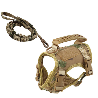 Tactical Puppy Harness Leash Set Small Dogs