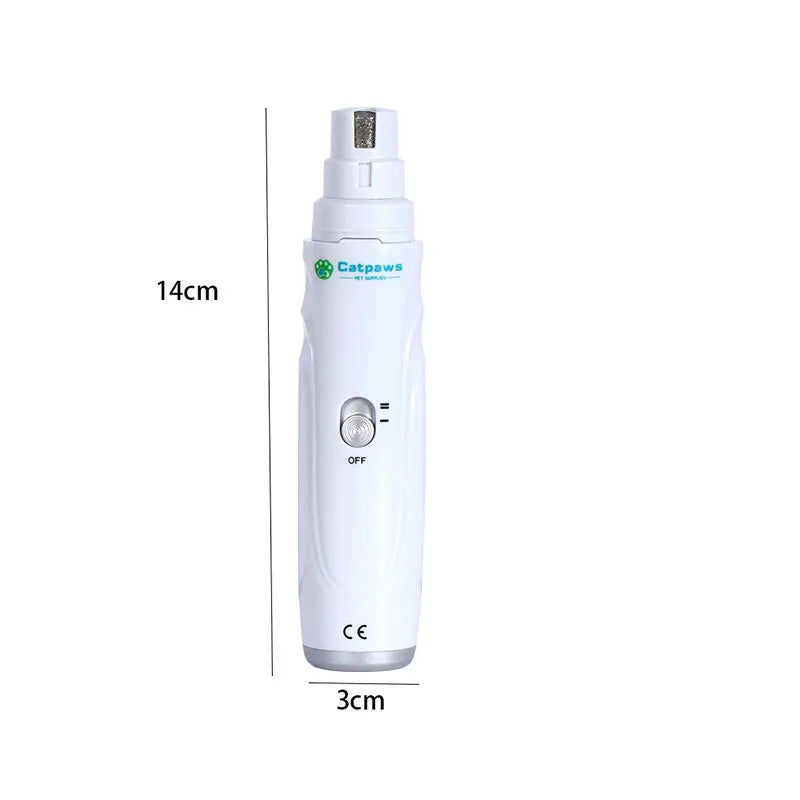 Professional Pet Paw Dog Nail Grinder Rechargeable Trimmer