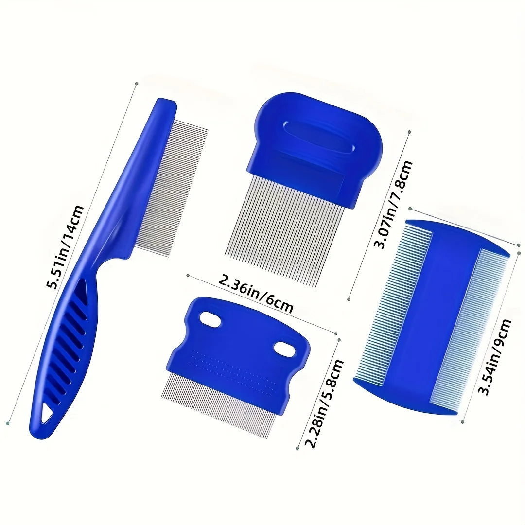 Flea and Lice Combs, Stainless Steel Rabbit, Dog, Cat