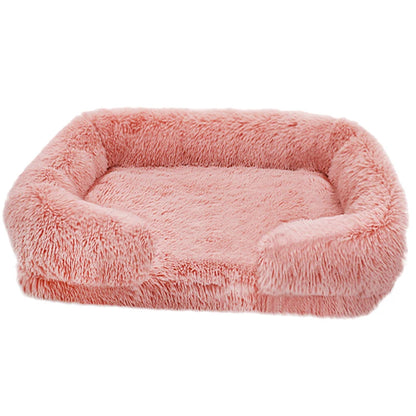 Thickened orthopedic dog bed removable, washable cover