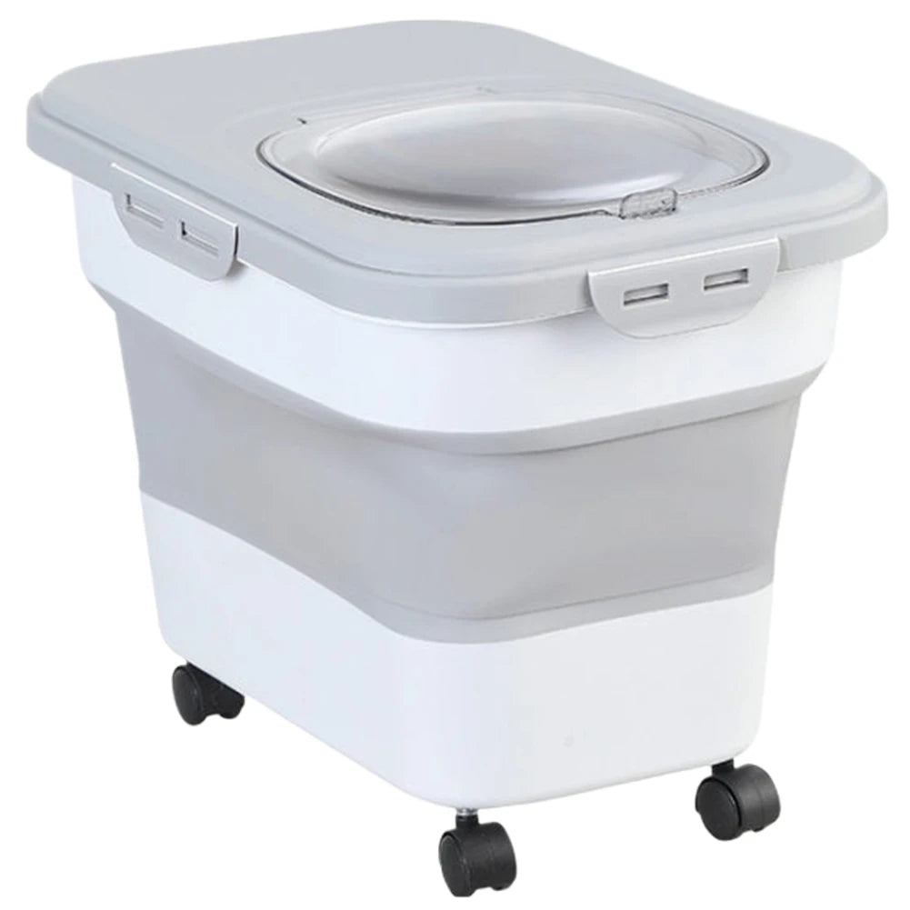 Collapsible Multifunctional Moisture Proof Food Storage Container 20-30LB