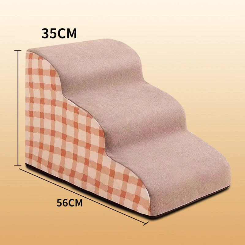Pet Ramp Stairs with Washable Removable Memory Foam