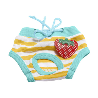 Reusable Dog Diaper with Menstruation Liner Underpants
