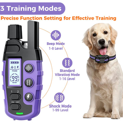 3300Ft Electric Waterproof Dog Training Collar Remote Control