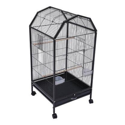 Large Bird Cage Stand on Wheels.