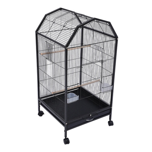Large Bird Cage Stand on Wheels.
