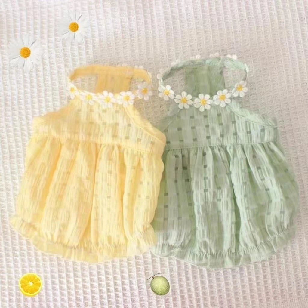 Cat Short Summer Strap Skirt Cat Lightweight Breathable