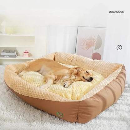 Rectangular Pet Bed, Removable padding and Machine Washable