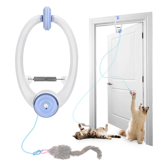 Electric Rechargeable Door Hanging Interactive Cat Toy