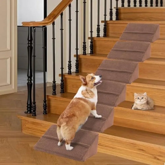 Non-Slip Foam Small Dog & Cat Stair Ramps
