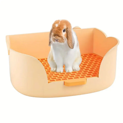 Rabbit, Hamster Litter Box, Potty Corner Trainer Toilet