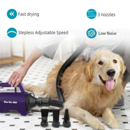 High Velocity Professional Dog Dryer for Pet Grooming