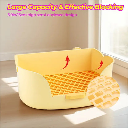 Rabbit, Hamster Litter Box, Potty Corner Trainer Toilet