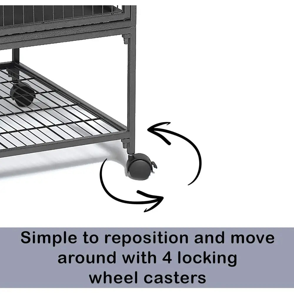 4 Tier Double Unit Small Animal Cage & Habitat