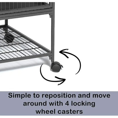 4 Tier Double Unit Small Animal Cage & Habitat