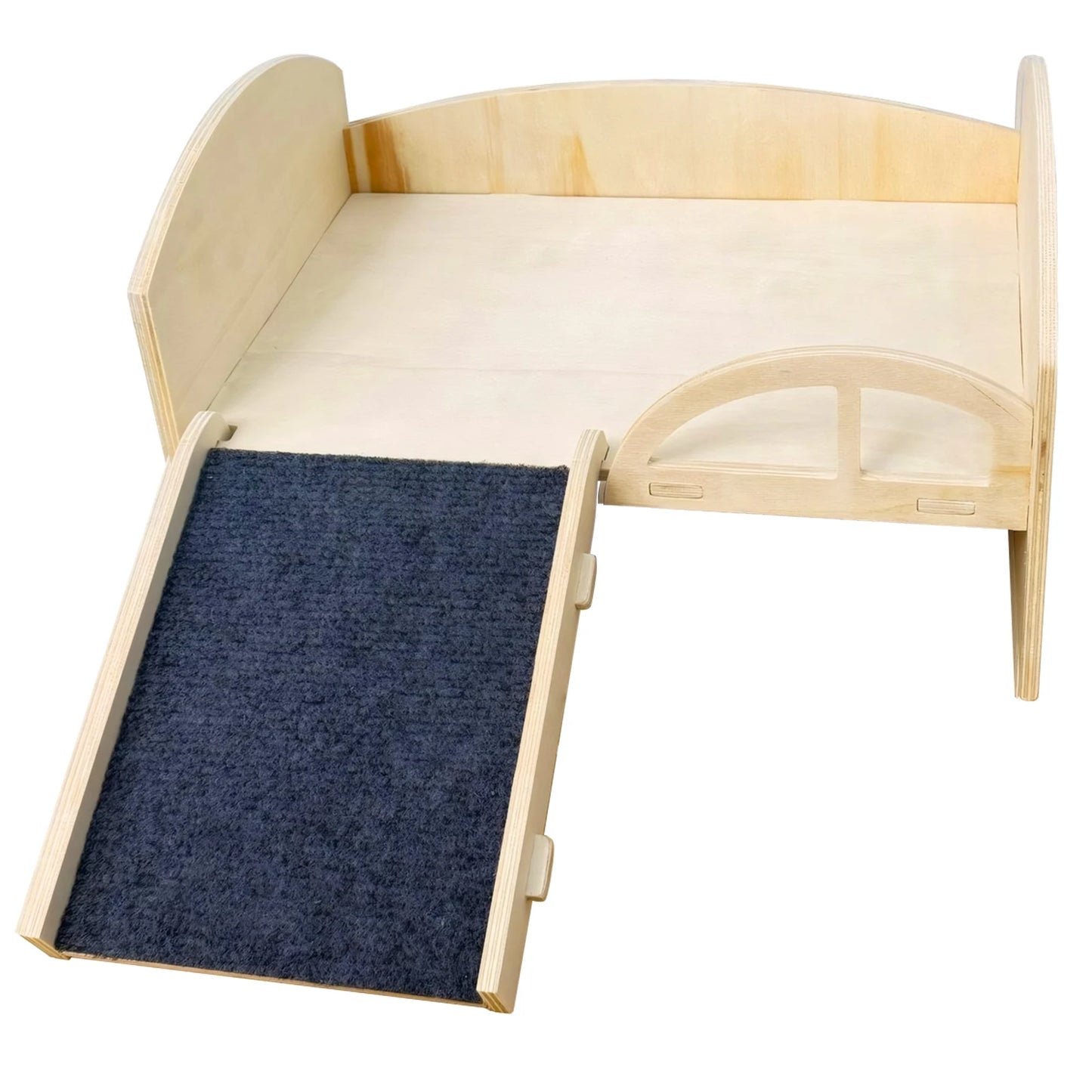 Guinea Pig, Hamster Bed with Stable Stairs & Mat
