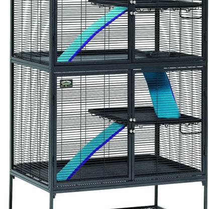 4 Tier Double Unit Small Animal Cage & Habitat