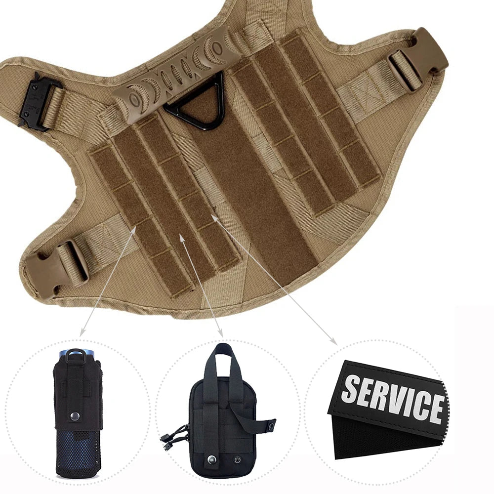 Large & Medium Dog Harness, collar, Leash Set