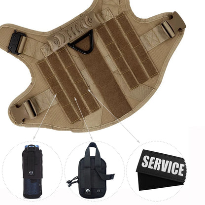 Large & Medium Dog Harness, collar, Leash Set